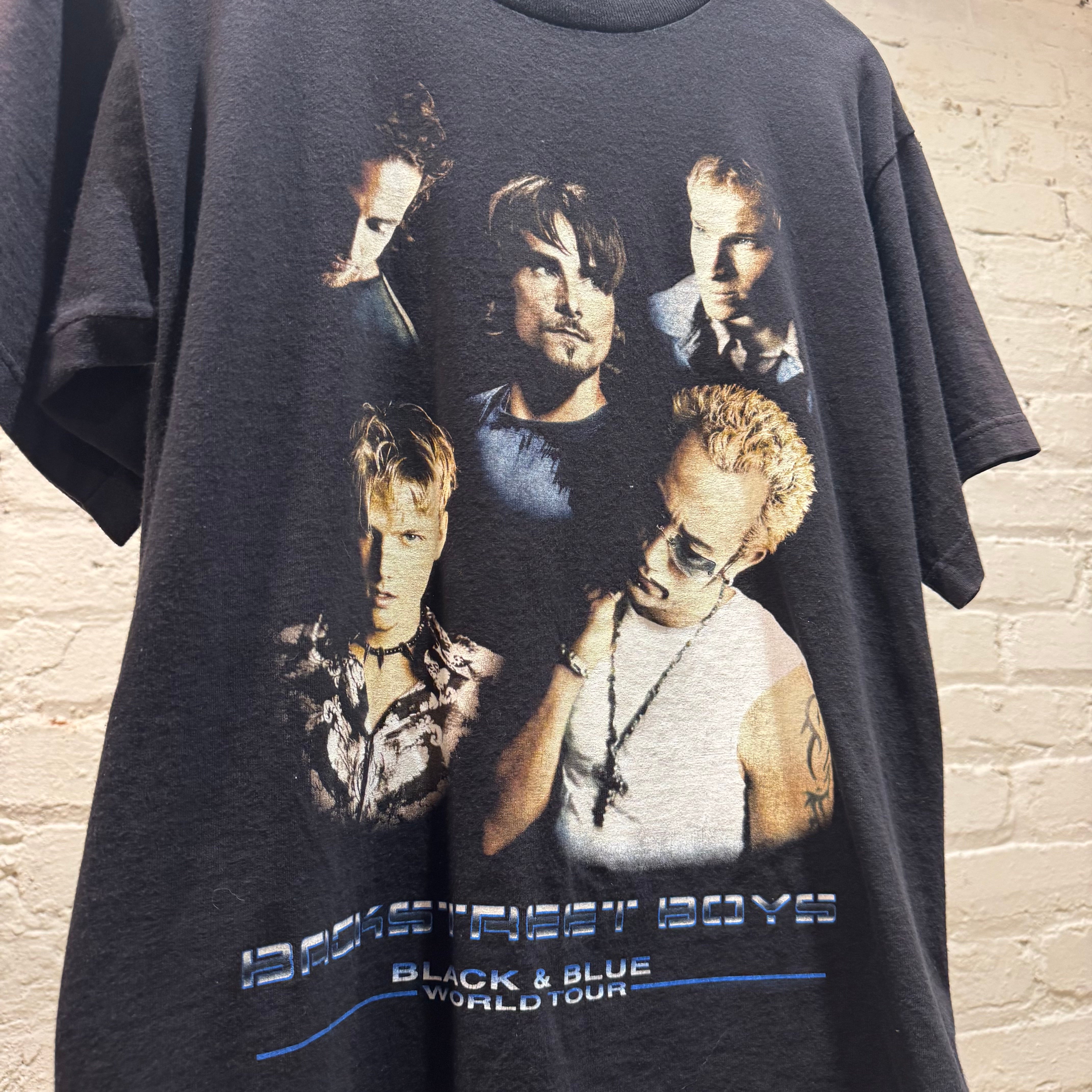 2001 Backstreet Boys Black and Blue Tour Tee | Ugly Duck Vintage